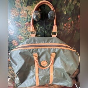 Hunting world  Classic Green and Tan Men's weekender bag.